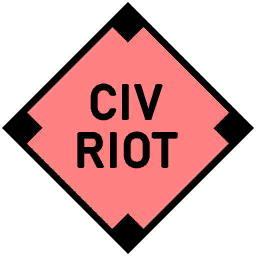 IRON NEST map icon for Enemy Civil Rioting